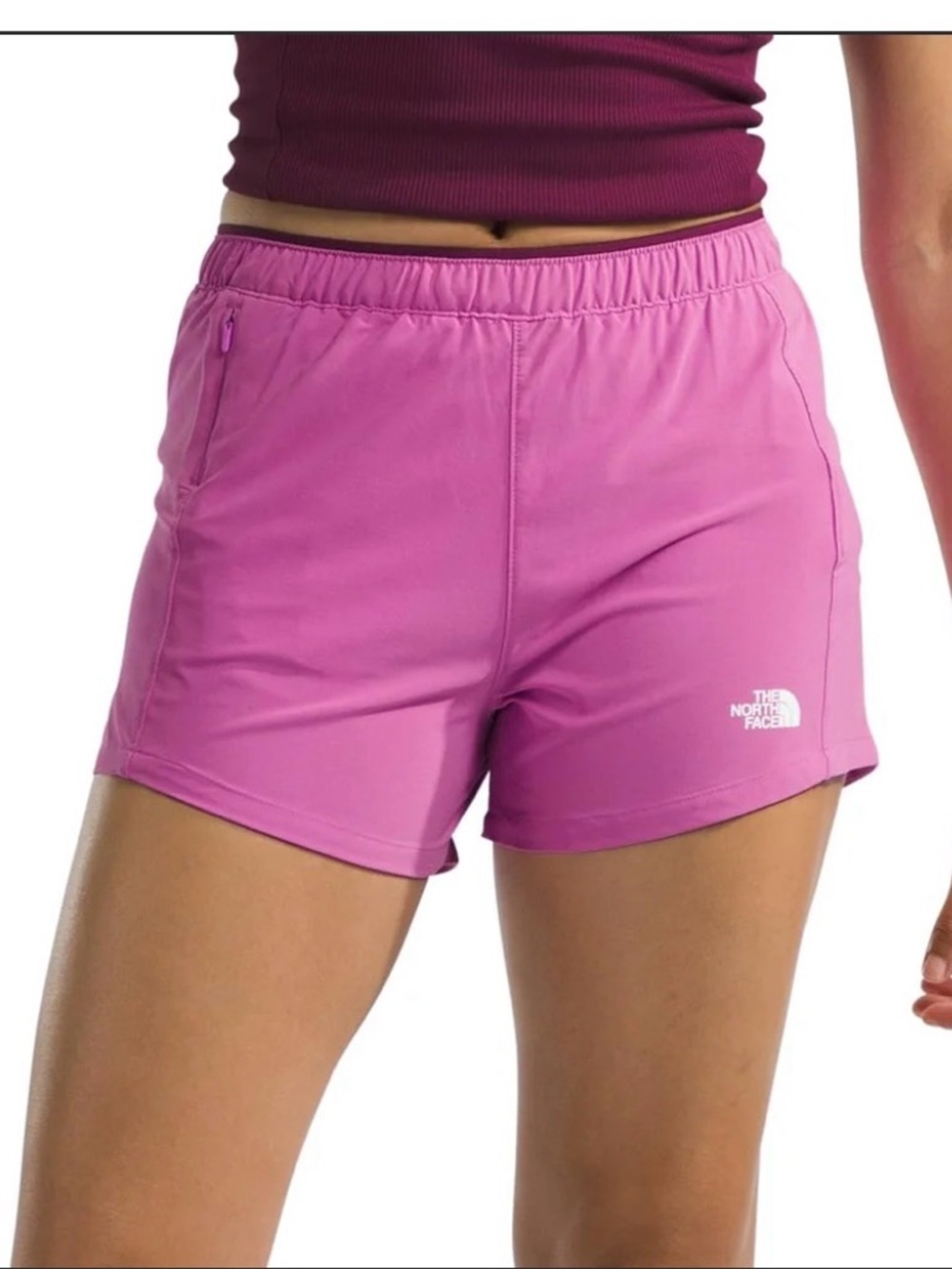 Bright pink North Face Wander shorts - Picture 5 of 5